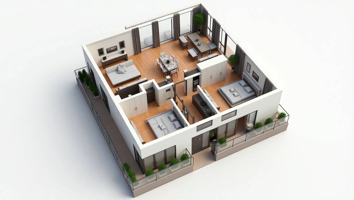 2 BHK Homes at Merlin Serenia BT Road - Apartment Image