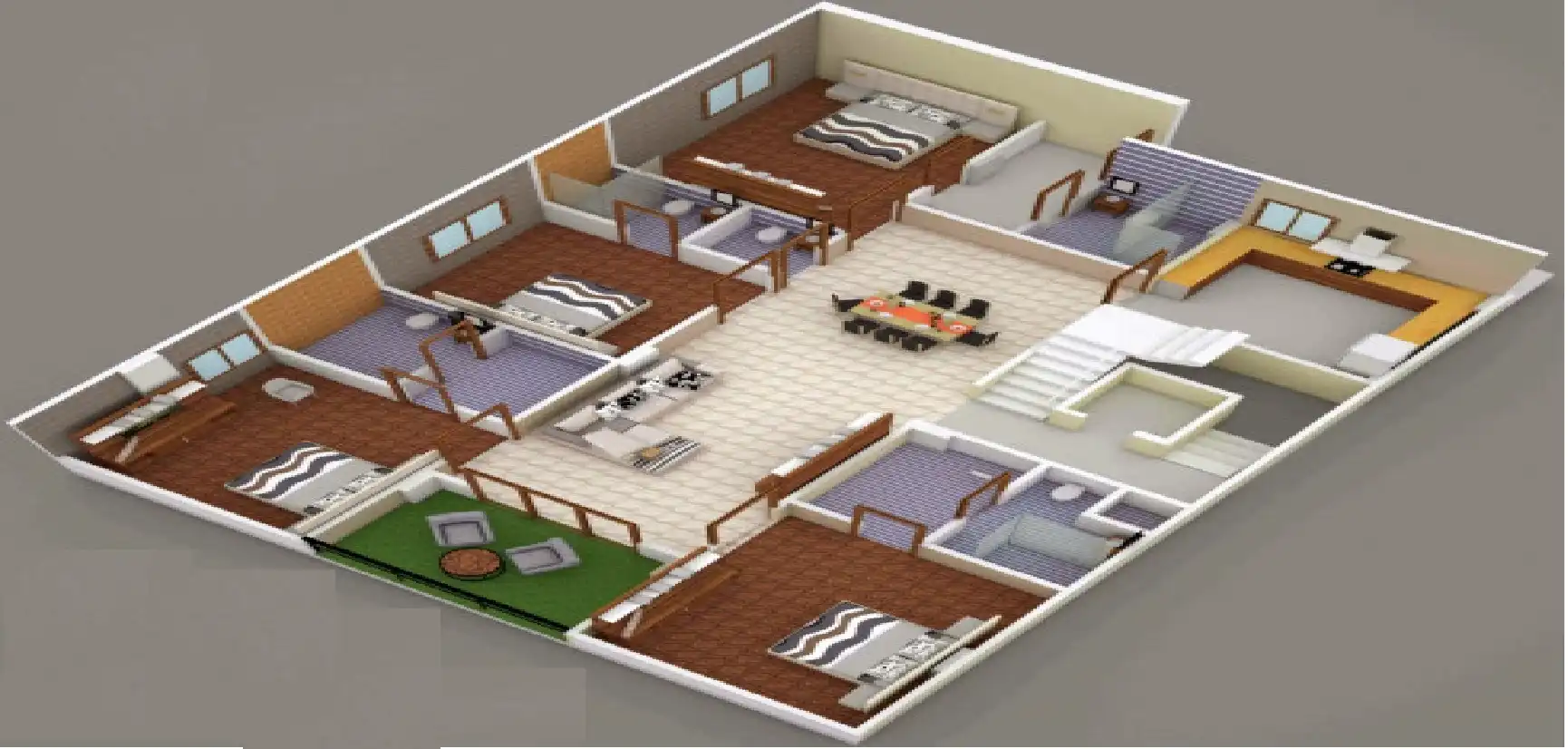 Luxury 4 BHK on EM Bypass - Apartment Image