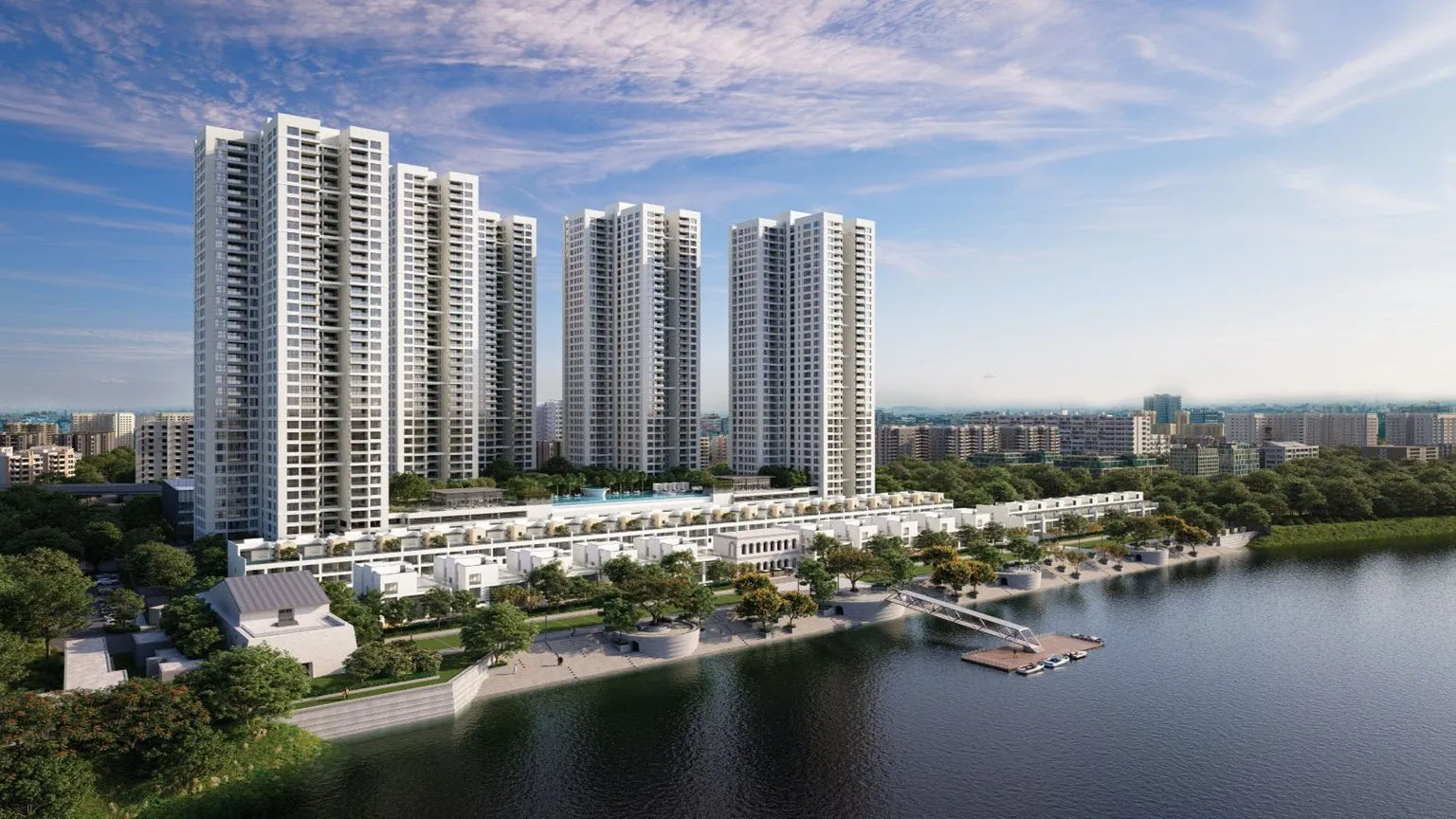 Riverfront Homes Blessed by Maa Ganga Image - PS Sansara Riverfront Gallery