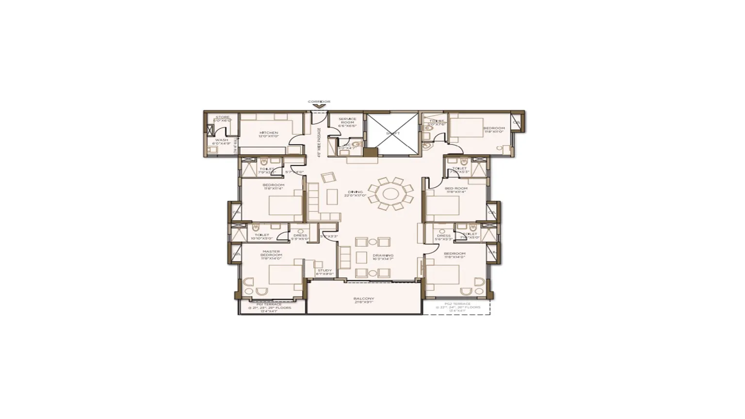 5BHK Premium Residences in Howrah - Apartment Image